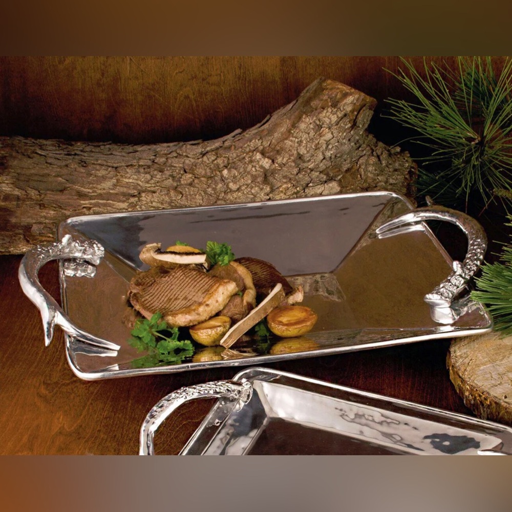 Western Antler Large Rectangular Tray
